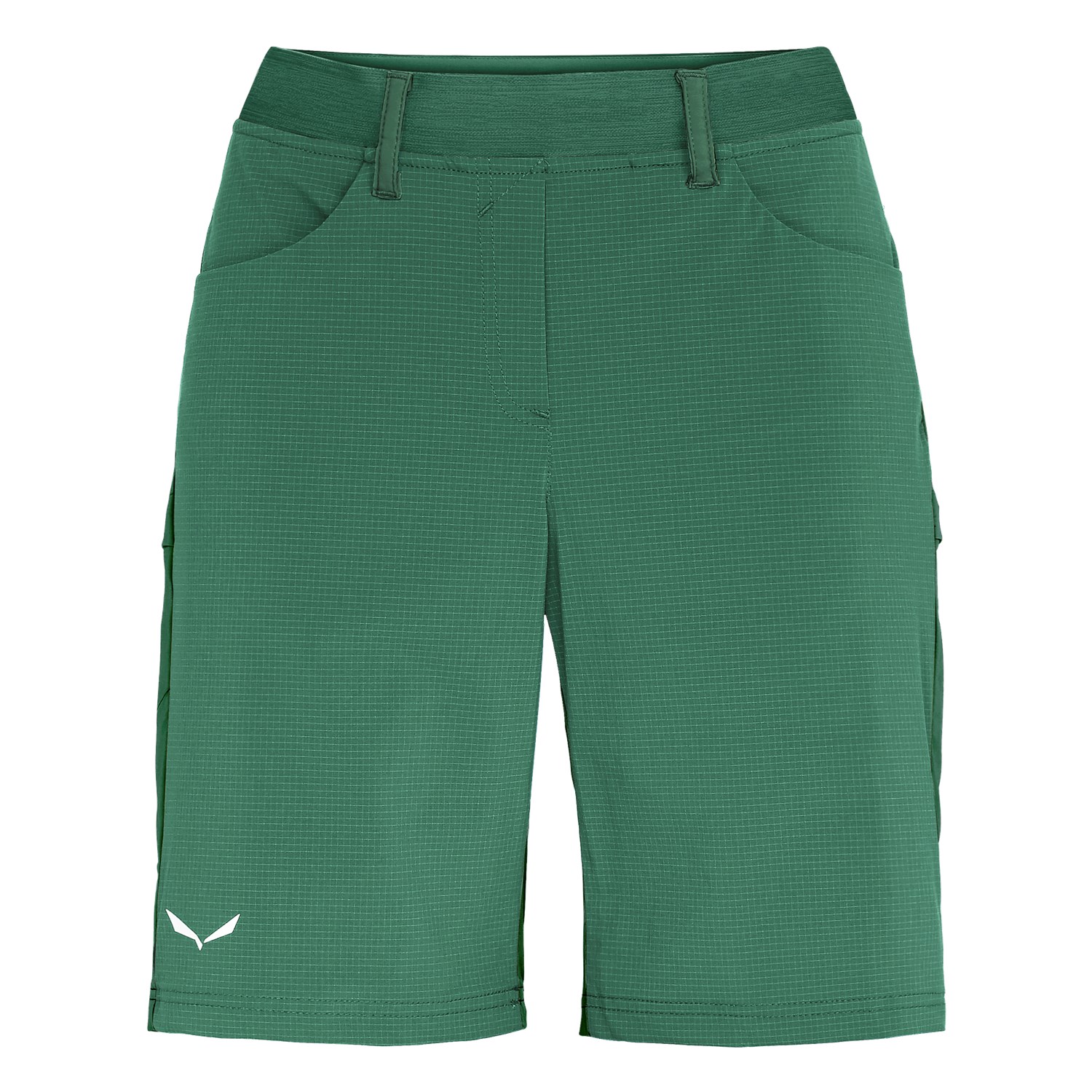 Pantalones Cortos Mujer Chile - Salewa Puez 3 Durastretch - Verde - XTBV-48316